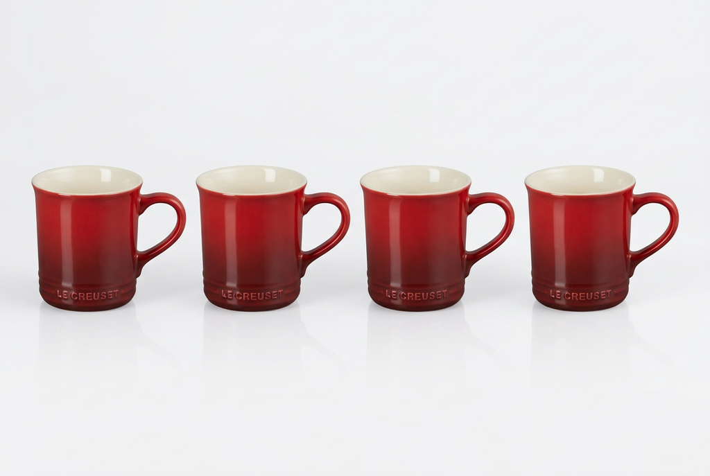 Le Creuset Stoneware Set of 4 Seattle Mugs 400ml