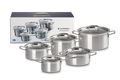 3-ply Stainless Steel 5-piece Cookware Set