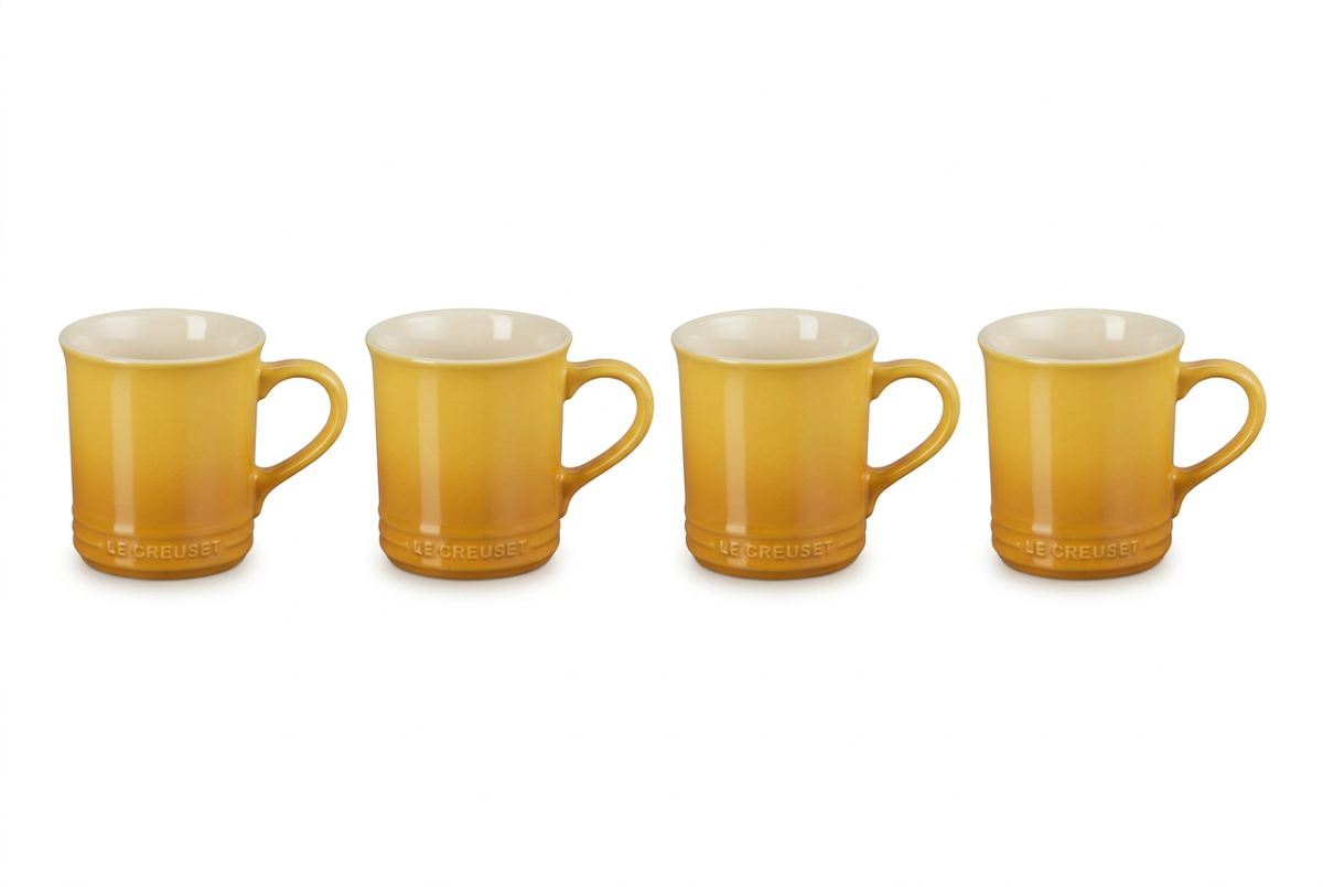 Le Creuset Stoneware Set of 4 Seattle Mugs 400ml