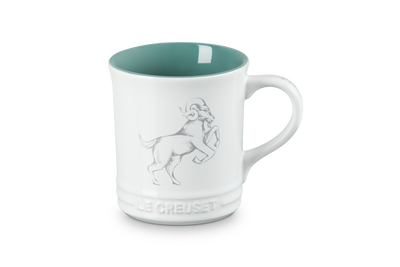 Le Creuset Stoneware Seattle Mug Sagittarius 400ml White