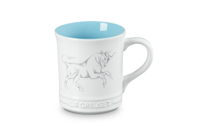 Le Creuset Stoneware Seattle Mug Taurus 400ml White