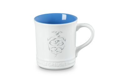 Le Creuset Stoneware Seattle Mug Pisces 400ml White