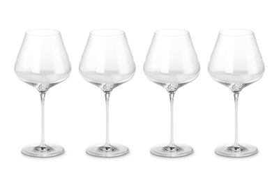 Set of 4 White Wine Glasses