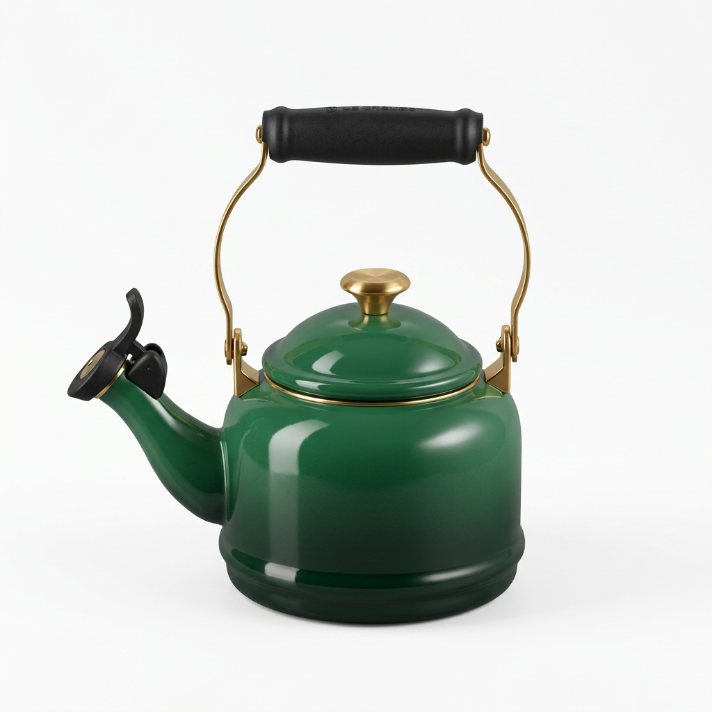 Le Creuset Whistling Teakettle with Gold Knob 1.6L