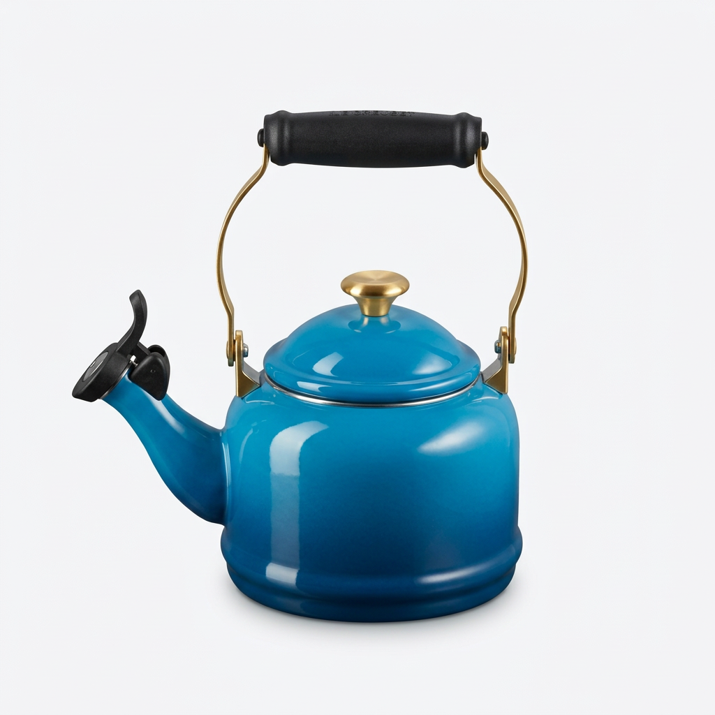 Le Creuset Whistling Teakettle with Gold Knob 1.6L